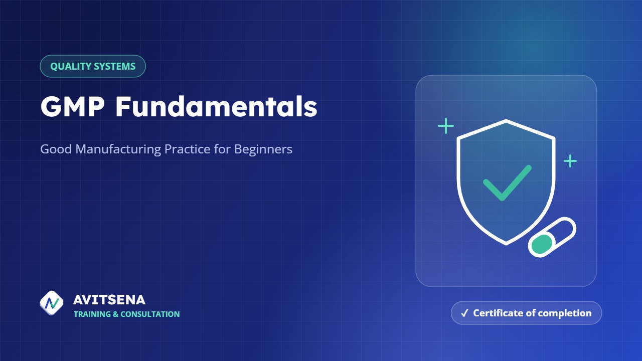 GMP Fundamentals: Good Manufacturing Practice for Beginners